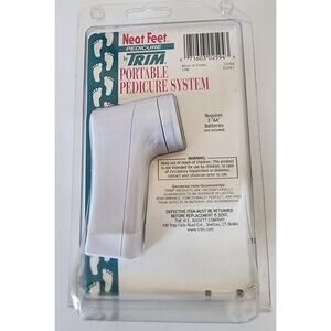 Trim Feet Portable Foot File  Callous Remover System New SEALED Pedicure Tool